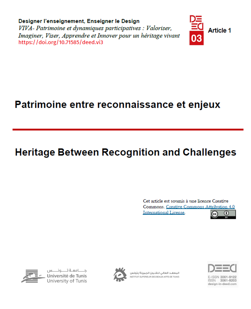 Patrimoine entre Reconnaissance et Enjeux