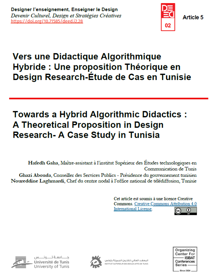 Vers une Didactique Algorithmique Hybride : Une proposition Théorique en Design Research-Étude de Cas en Tunisie